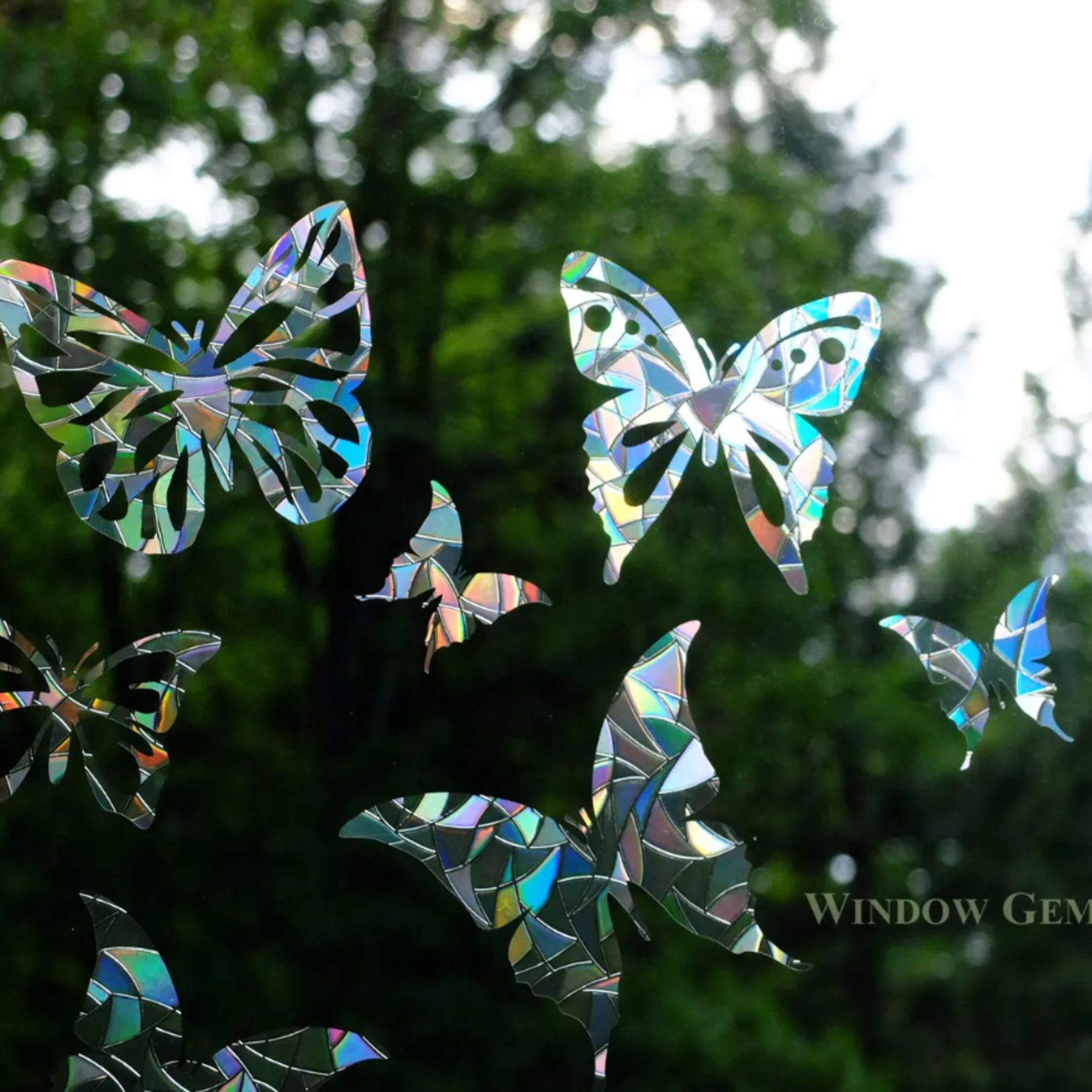 Window Gems Decals - Butterfly