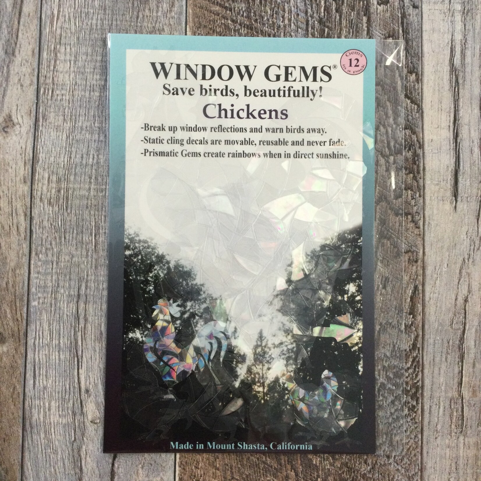 Window Gems Decals - Chickens