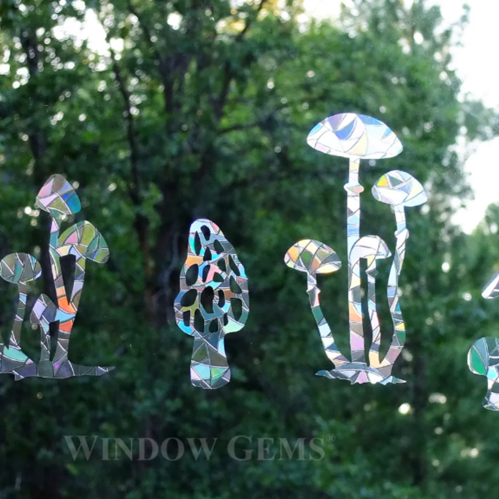 Window Gems Decals - Mushroom