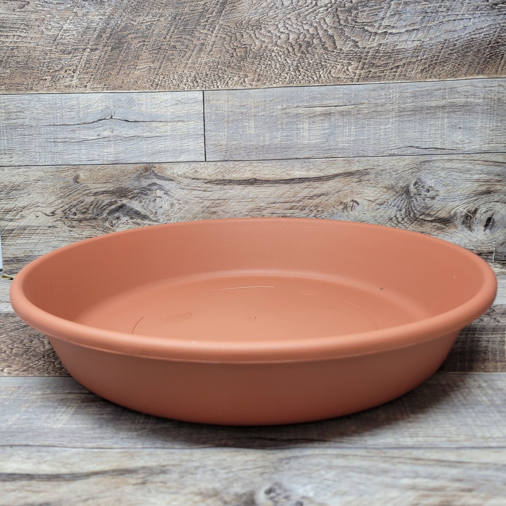 14" Plastic Bird Bath Dish - Terracotta