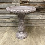Angelo Concrete Work Ltd Fibre-Concrete Bird Bath - Acanthus