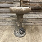 Angelo Concrete Work Ltd Concrete Bird Bath - Bears