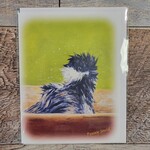 Penny Gould Greeting Card - Chickadee Splash