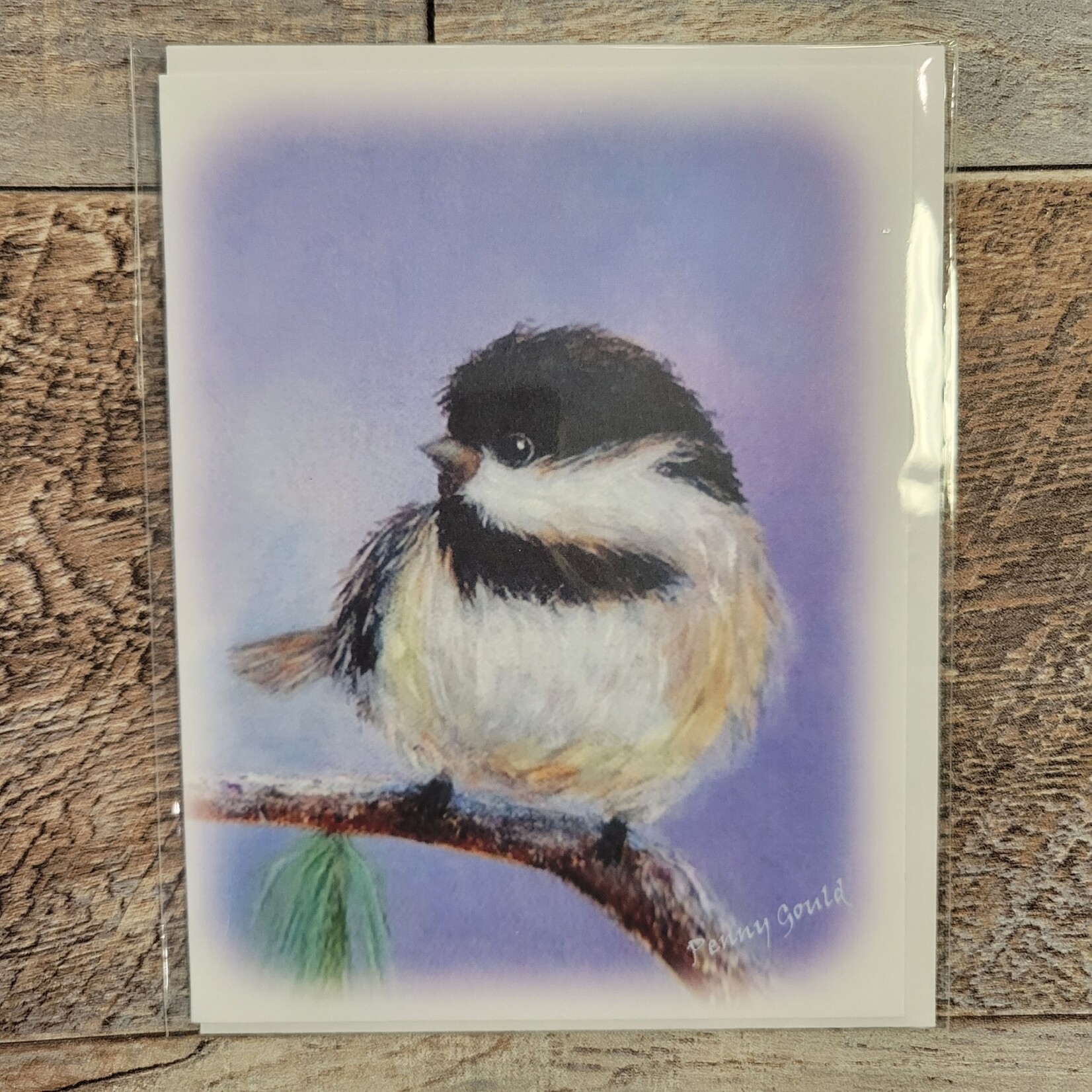Penny Gould Greeting Card - Winter Chickadee