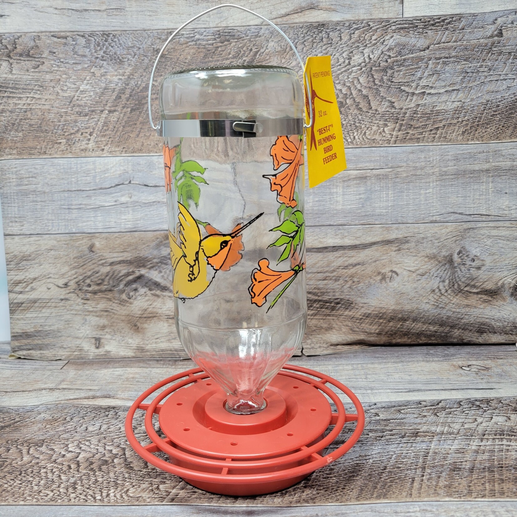 Best-1 Hummingbird Feeder 32 oz - Rufous Hummingbird