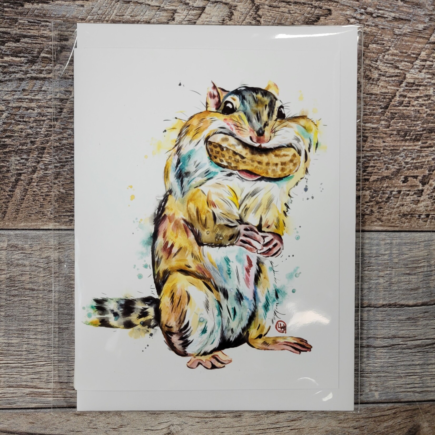 Whitehouse Art Card - Chipmunk