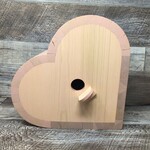 Clumsy Cat Heart Birdhouse