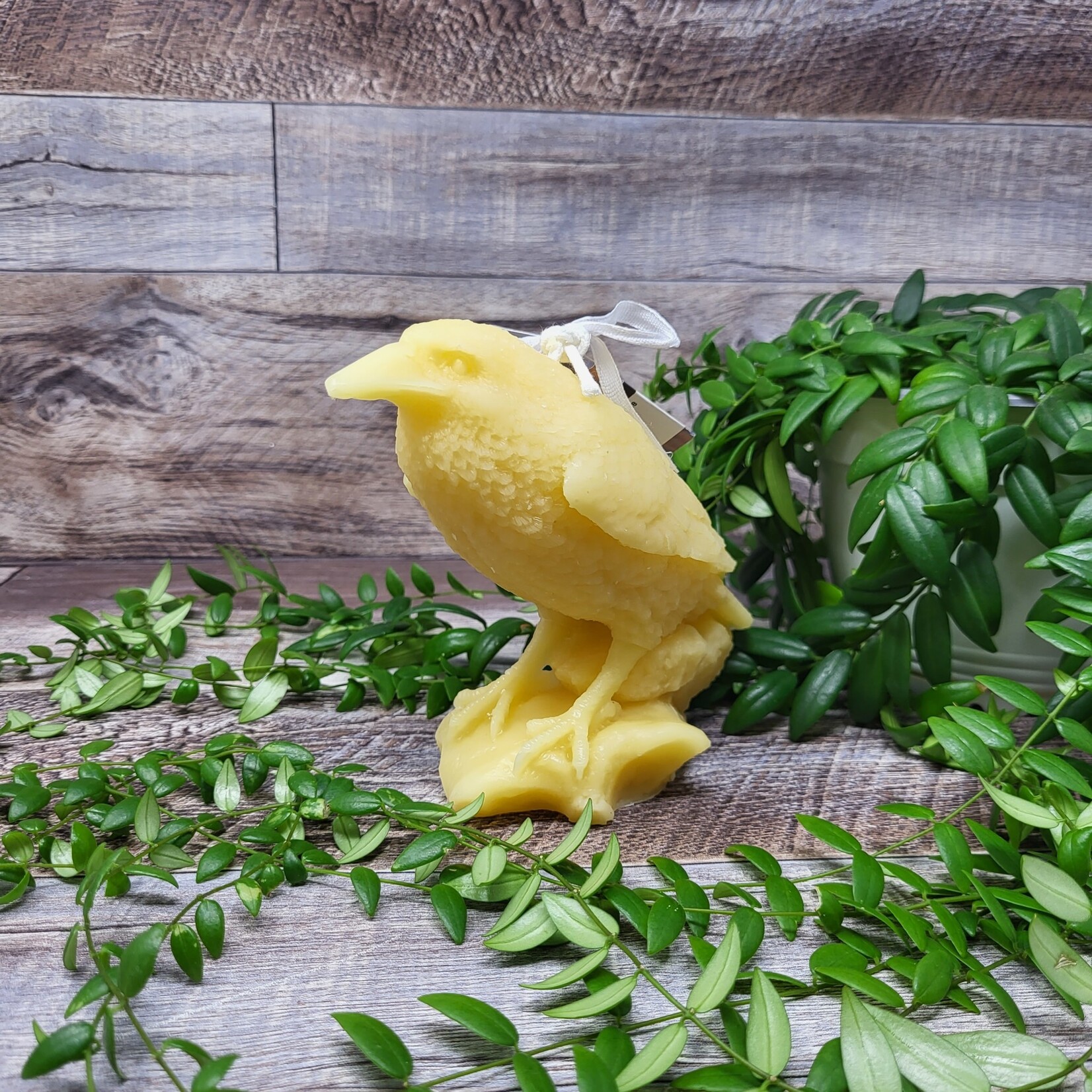 FiveSisterCraft Beeswax Candle - Crow