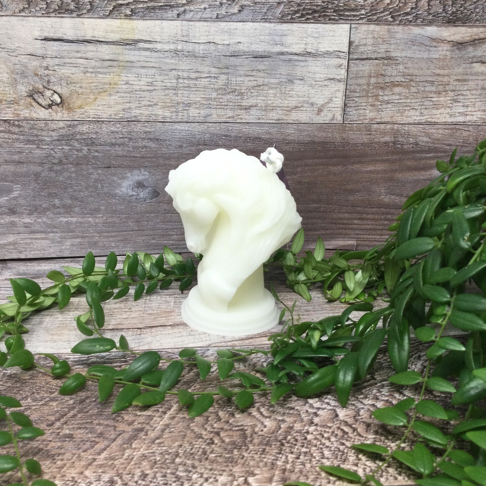 FiveSisterCraft Beeswax Candle - Horsehead
