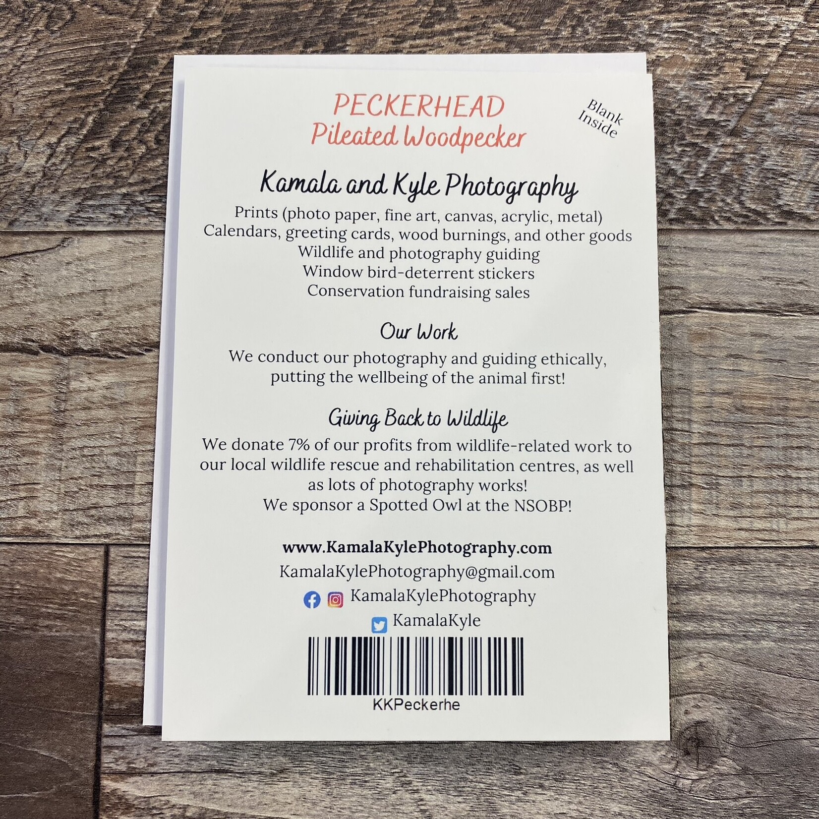 Kamala & Kyle Greeting Card - Pileated Peckerhead