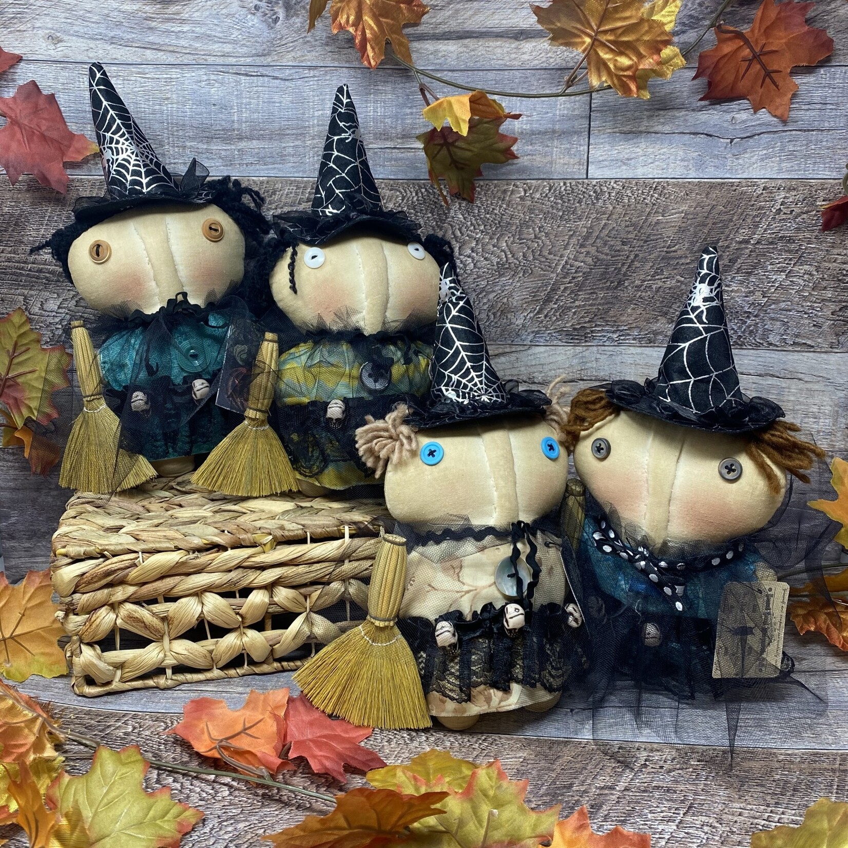 Connie's Fabric Witch Doll Decor