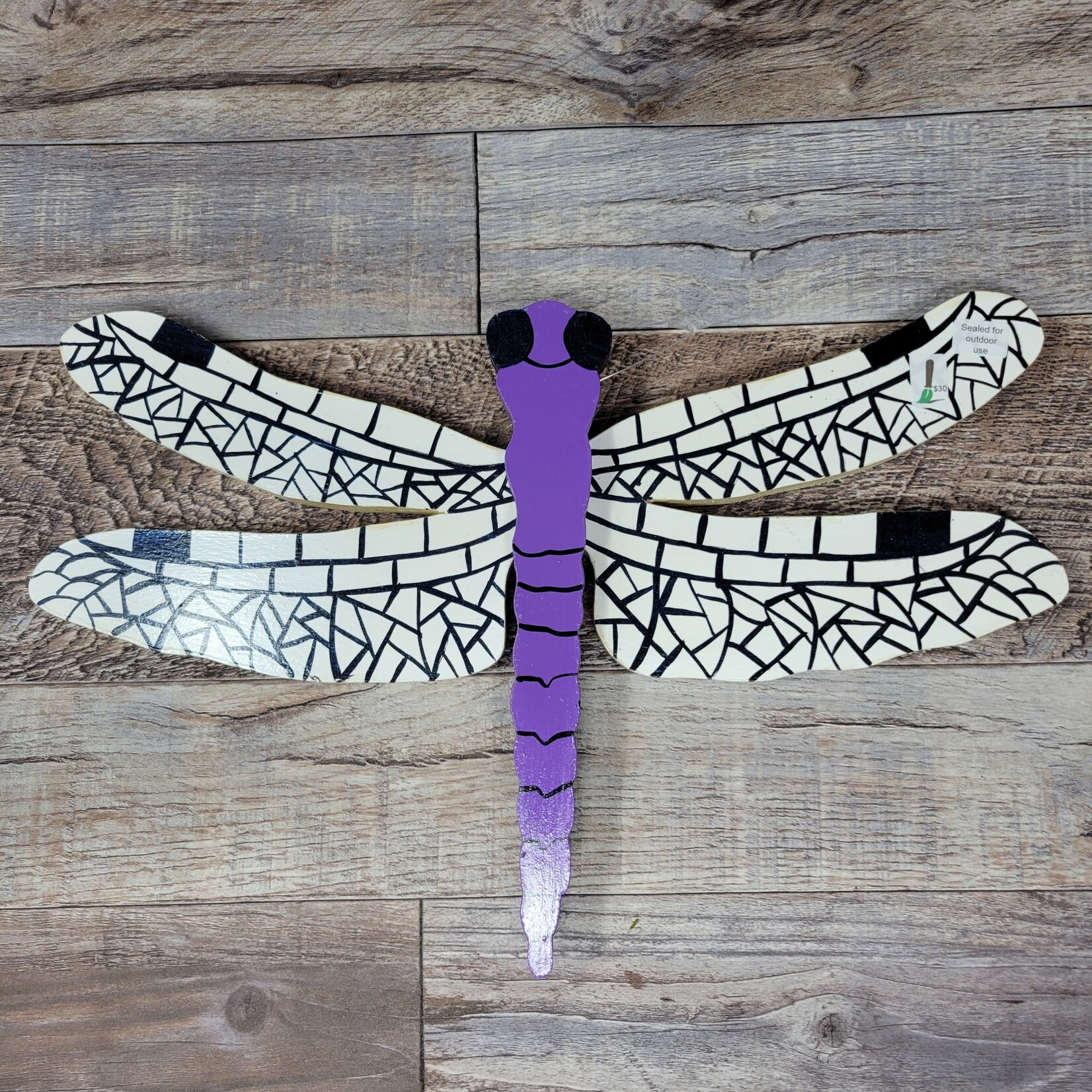 Kelsea's Wooden Fence Birds - Dragonfly