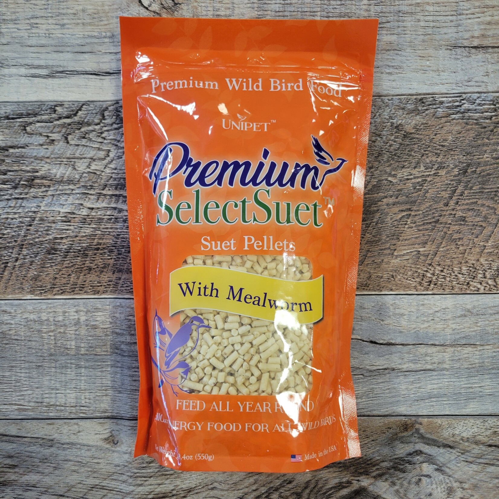 Premium Select Suet Pellets with Mealworms