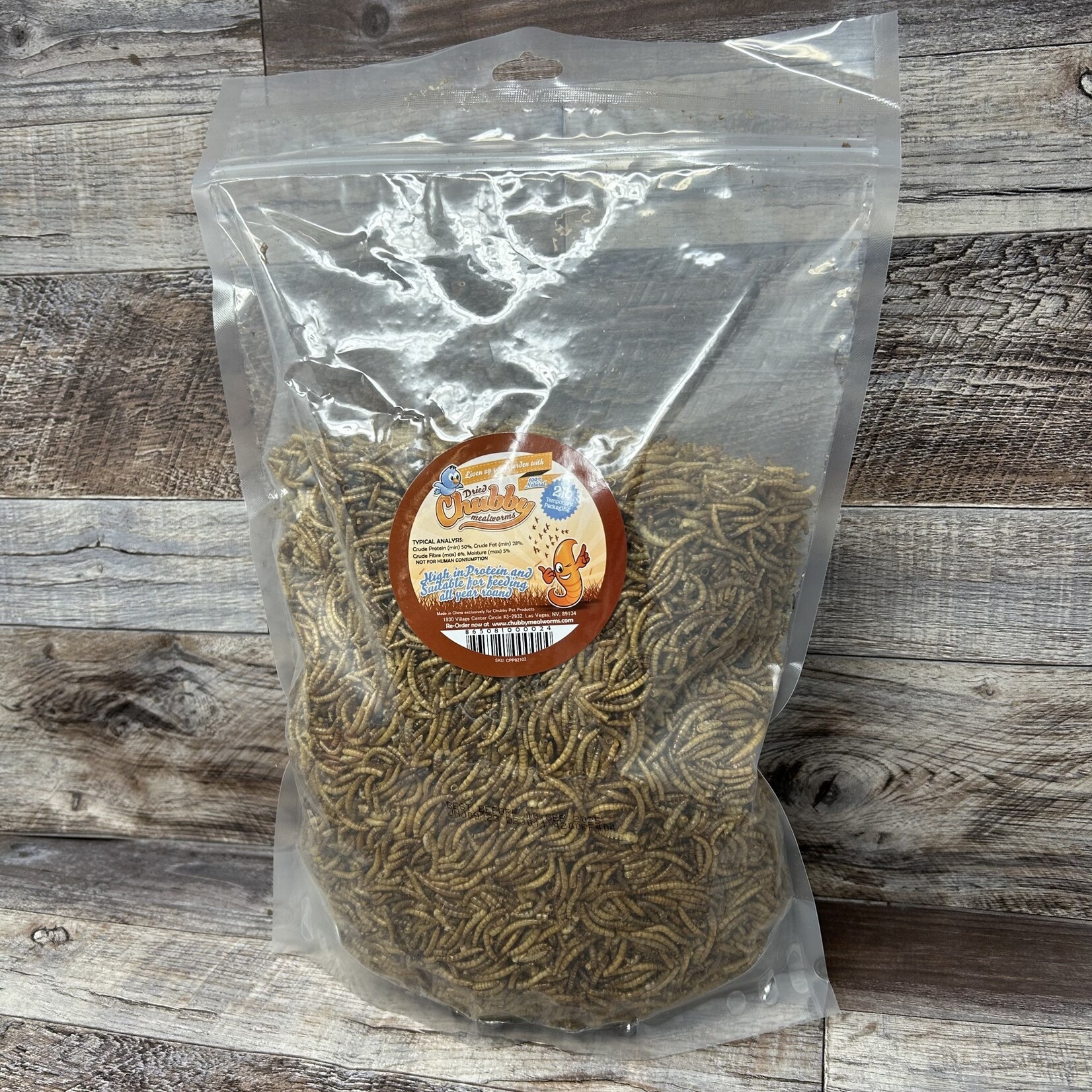 Dried Mealworms - 2 lbs
