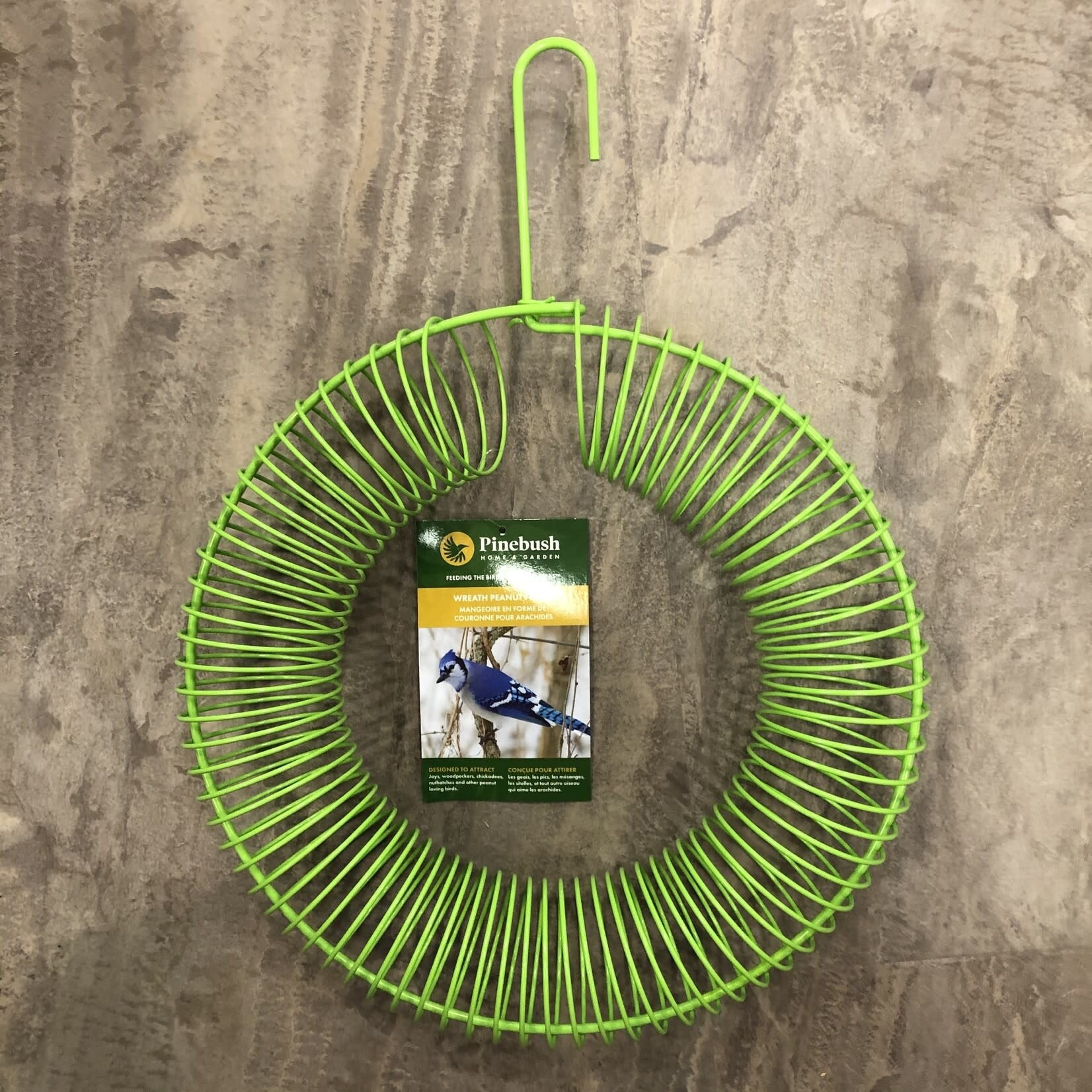 Peanut Wreath Feeder Lime Green