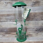 Nature's Way Wide Easy Clean Green Plastic Tube Feeder