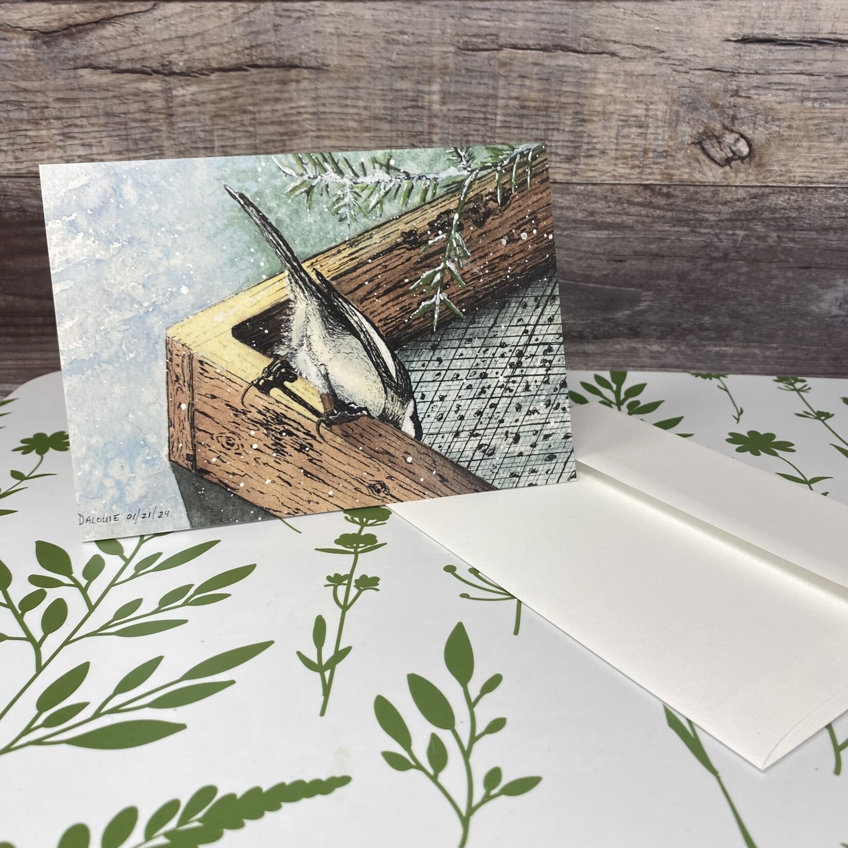 Dalouie's Greeting Card - Watercolour Bottoms Up