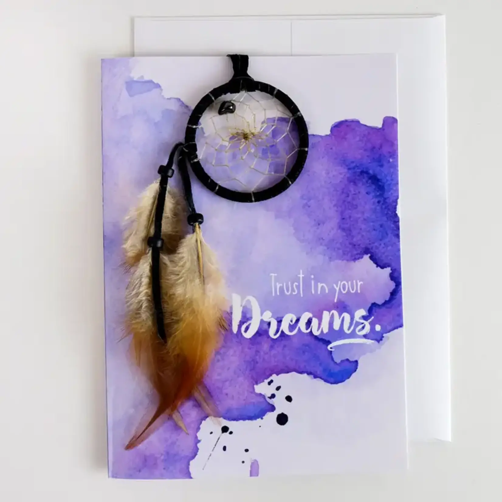Greeting Card with 1.5" Dream Catcher