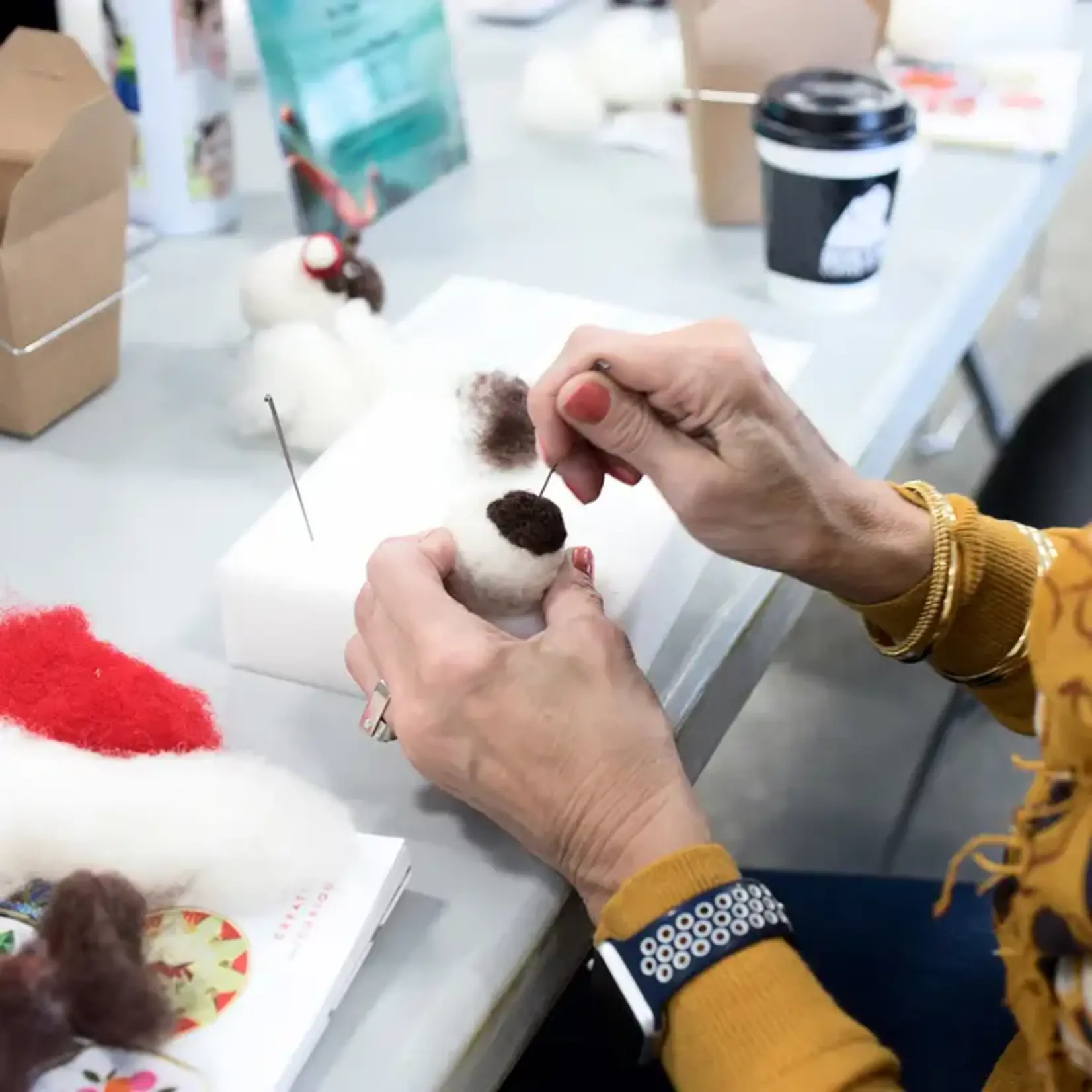 Needle Felting Kit - Robin