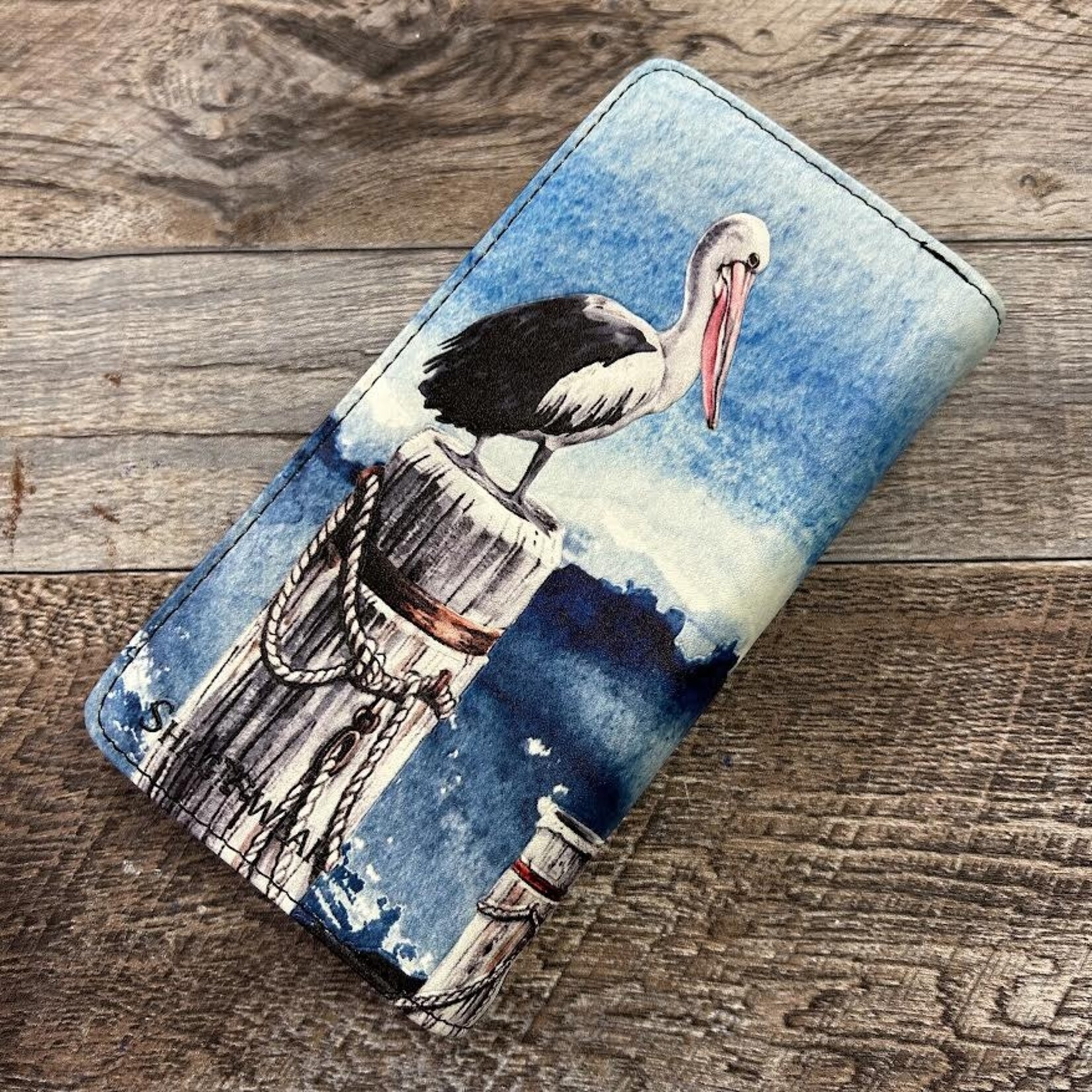 Large Shagwear Wallet - Lighthouse Pelican
