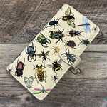 Large Shagwear Wallet - Beige Insect Mania