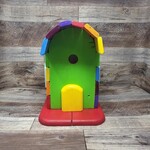Vern's Painted Bird House - Rainbow