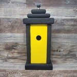 Vern's Painted Bird House - Yellow Lantern