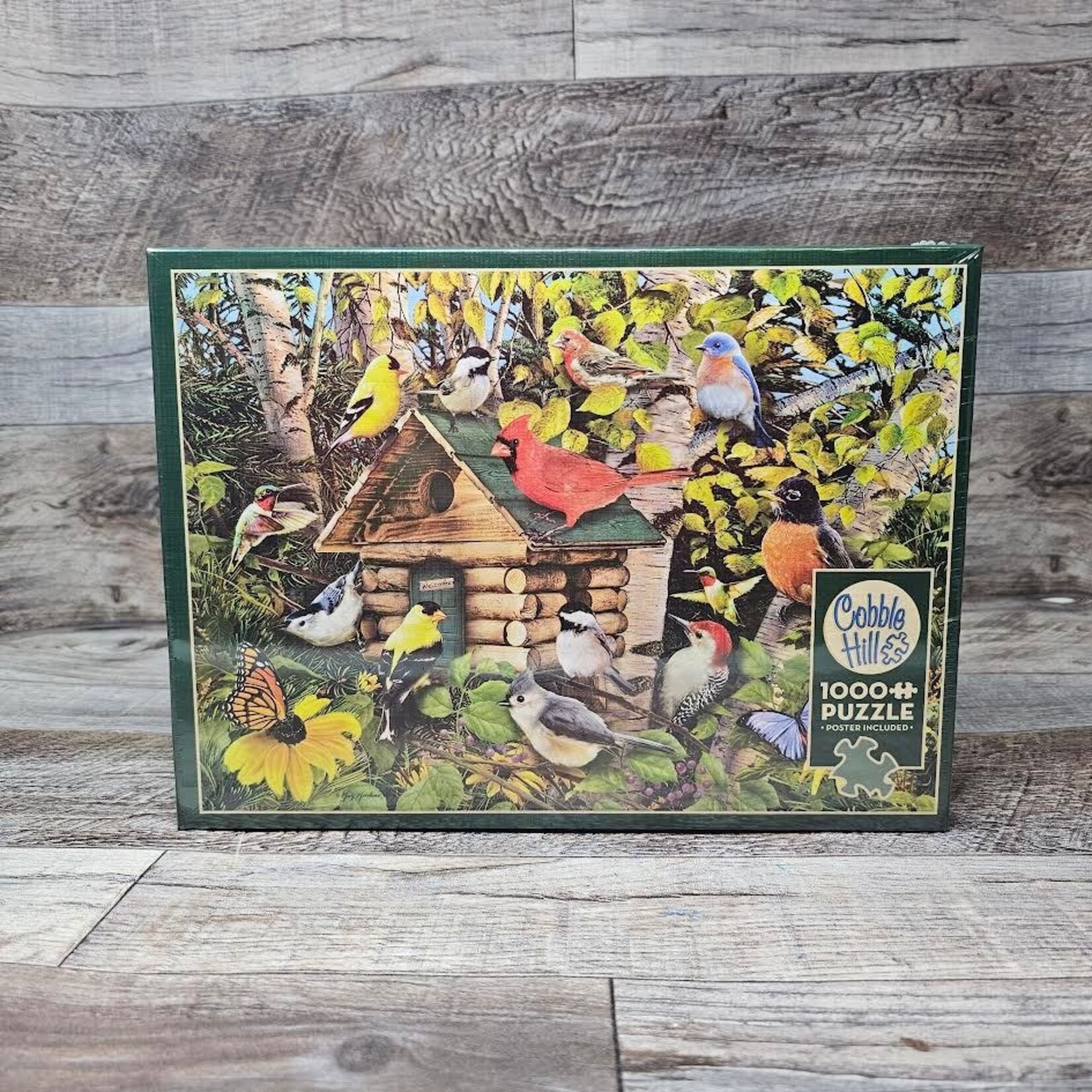 Cobble Hill Puzzles Bird Cabin- 1000 pc Puzzle