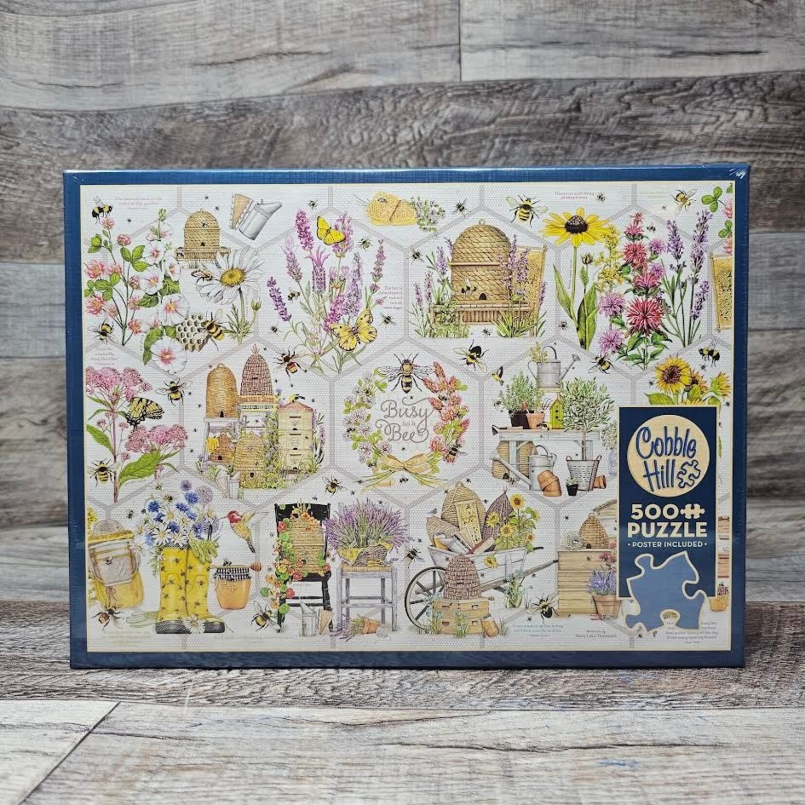 Cobble Hill Puzzles Busy as a Bee - 500 Pc Puzzle
