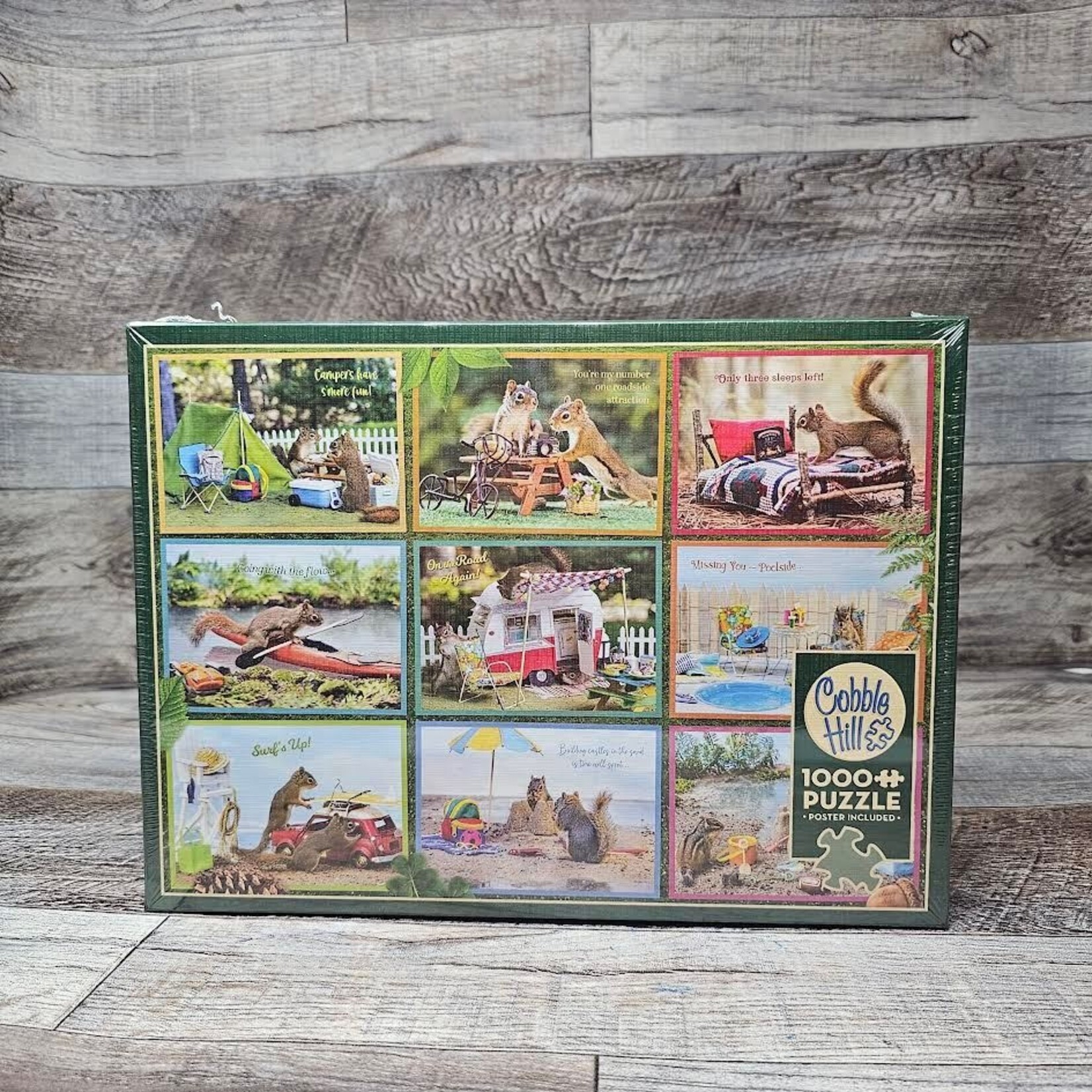 Cobble Hill Puzzles Squirrels on Vacation - 1000 Pc Puzzle