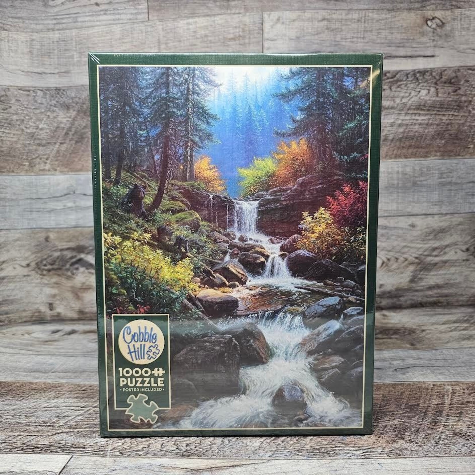 Cobble Hill Puzzles Mountain Cascade - 1000 Pc Puzzle