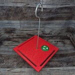 API Recycled Large Red Cylinder Feeder