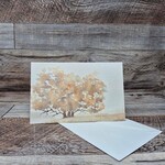 Dalouie's Greeting Card - Watercolour Fall Trees