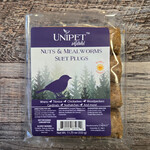 Unipet Unipet Suet Plugs - Nuts & Mealworms