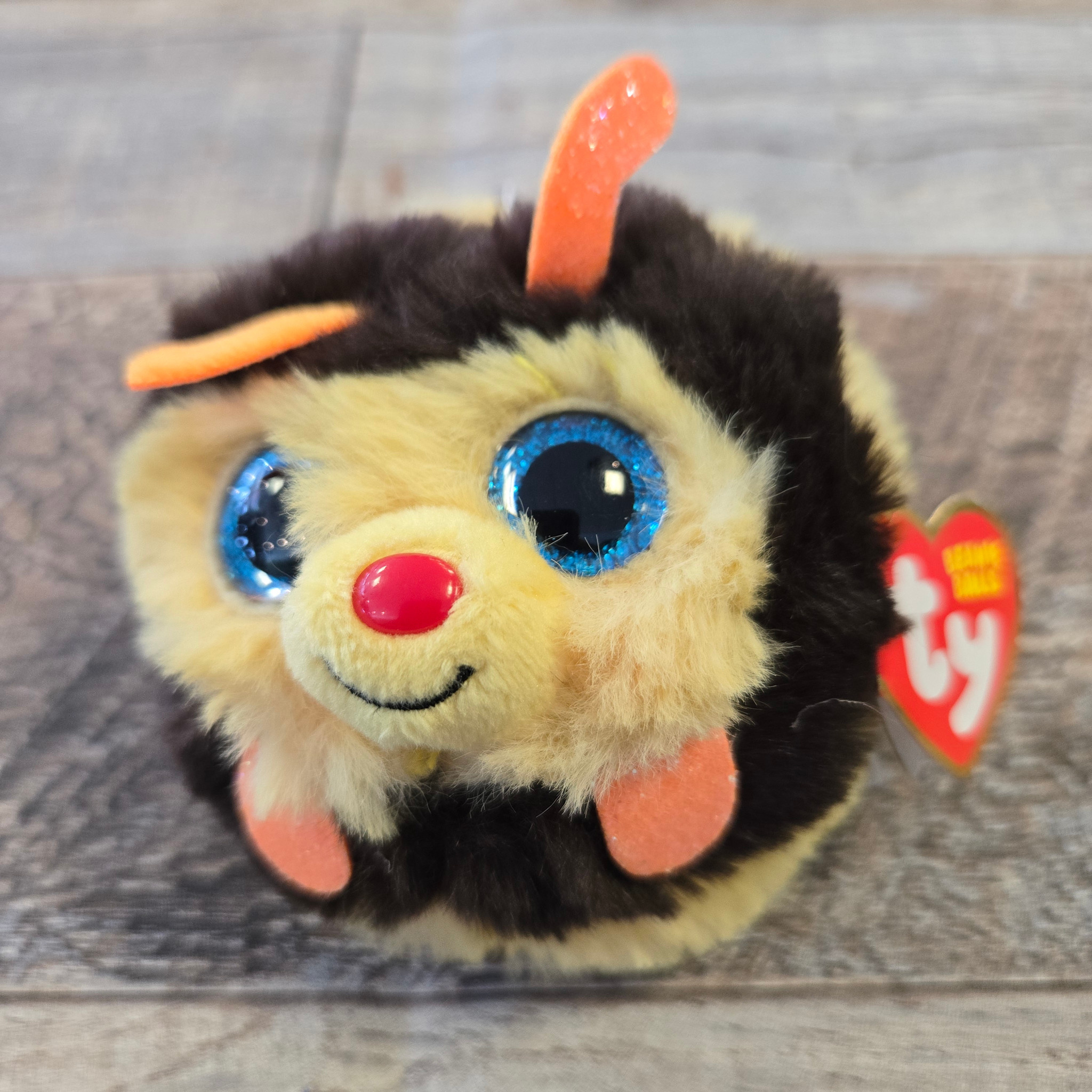TY Beanie Ball - Zinger the Yellow Bee - Backyard Birds Nature Shop