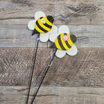 Sharon's Bumblebee with Flower Stake