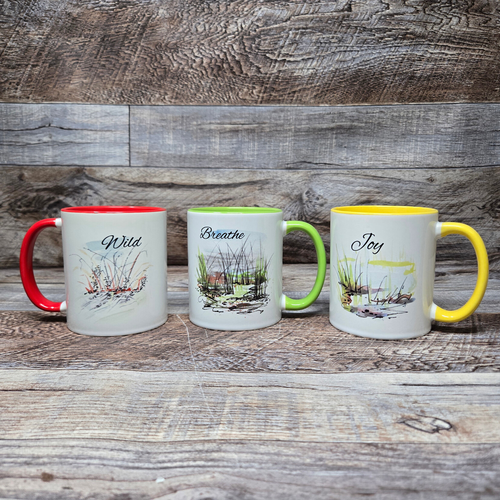 Deltra Powney Art Mugs