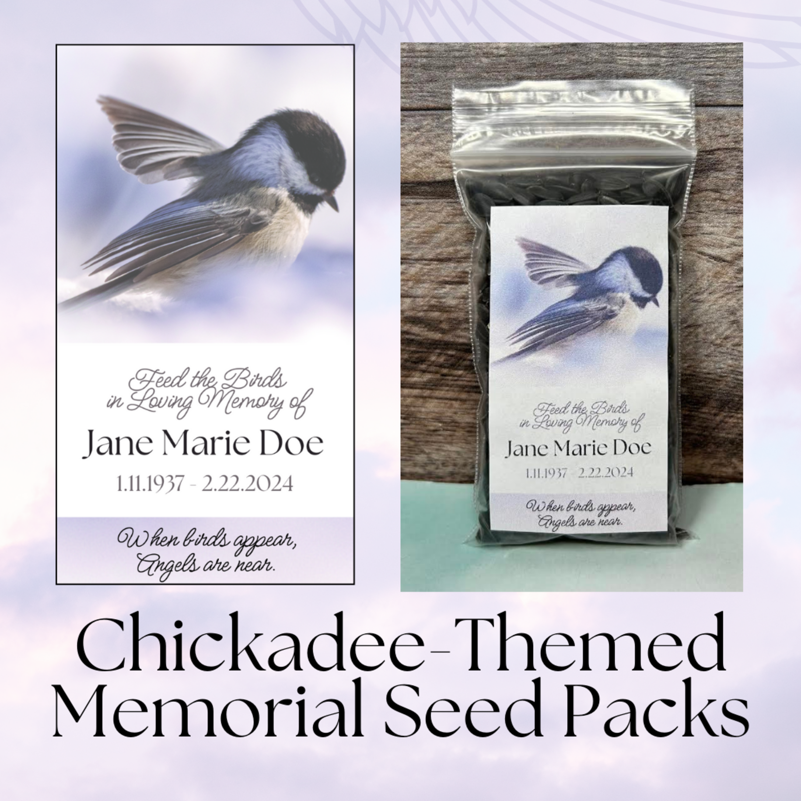 Memorial Bird Seed Bags (set of 40)