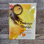 Greeting Card with 1.5" Dream Catcher Embrace Change