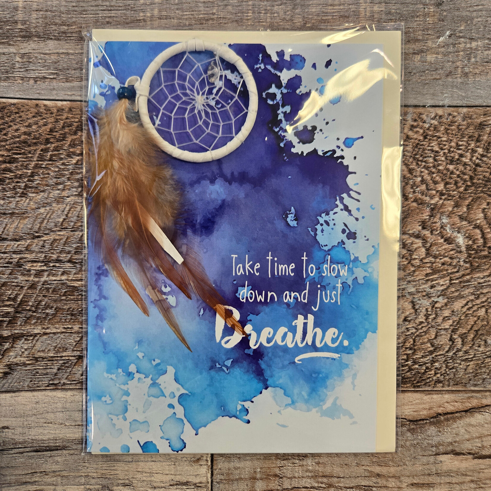Greeting Card with 1.5" Dream Catcher