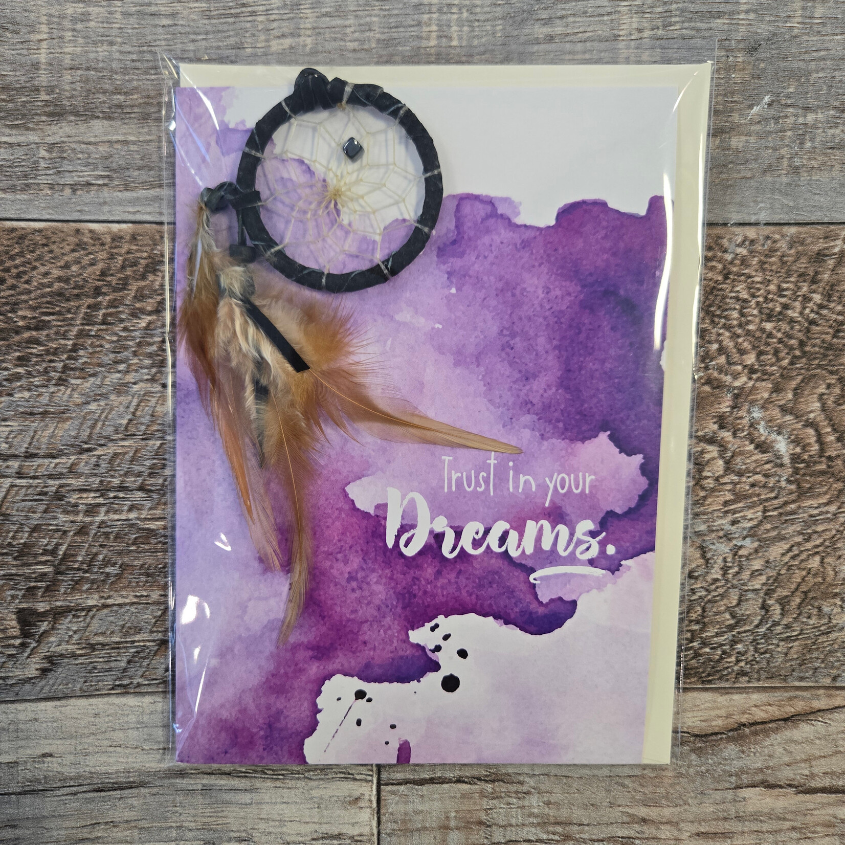 Greeting Card with 1.5" Dream Catcher