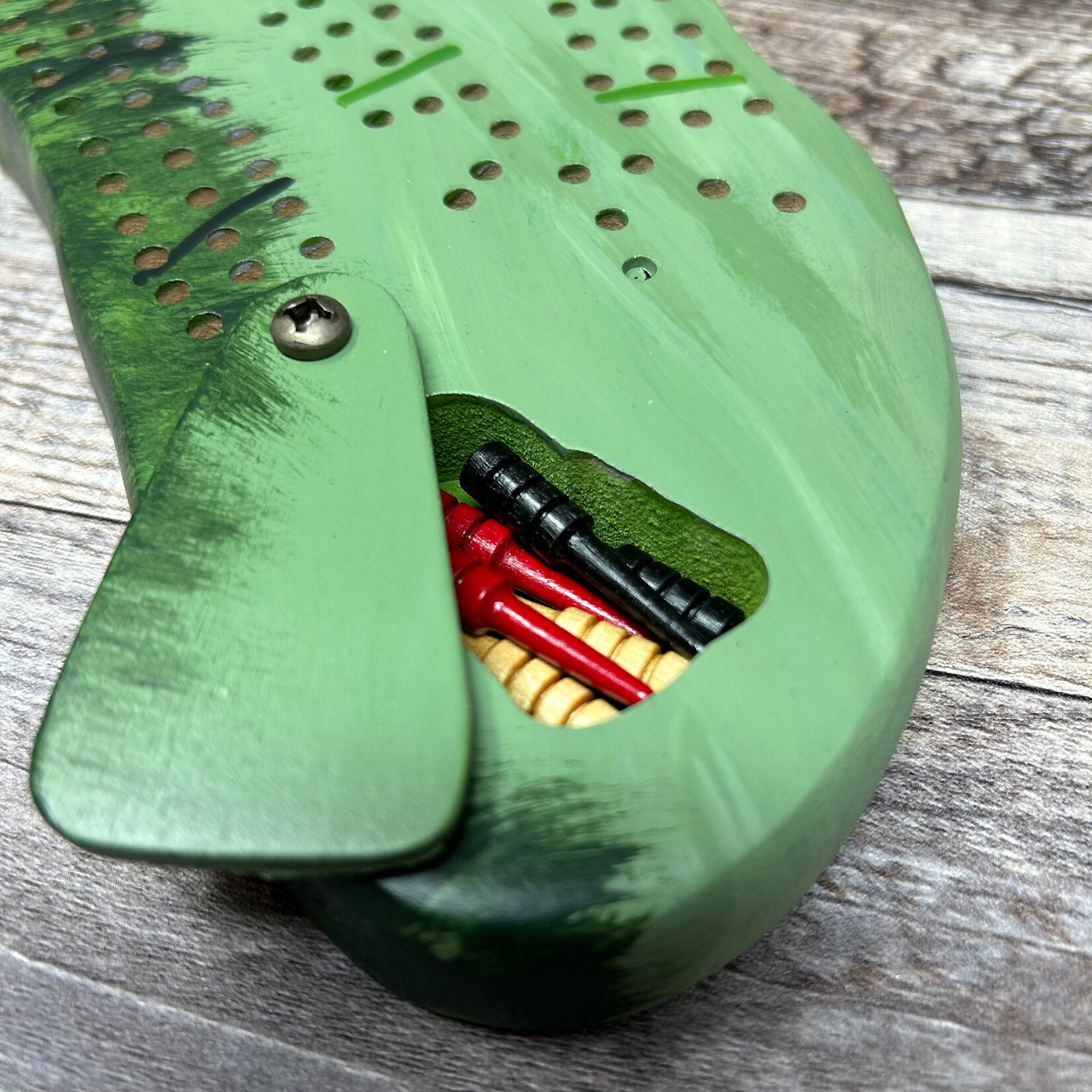 Riddle Cribbage Board - Bison
