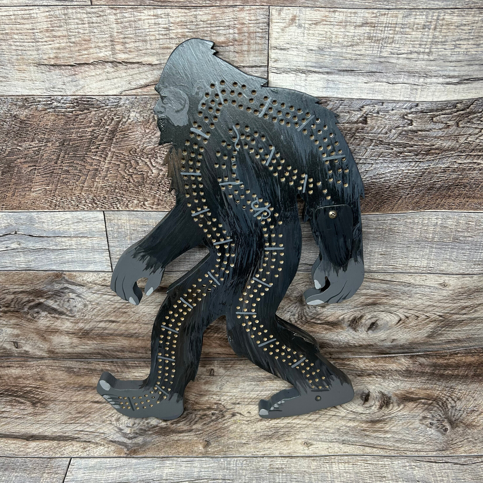 Riddle Cribbage Board - Sasquatch