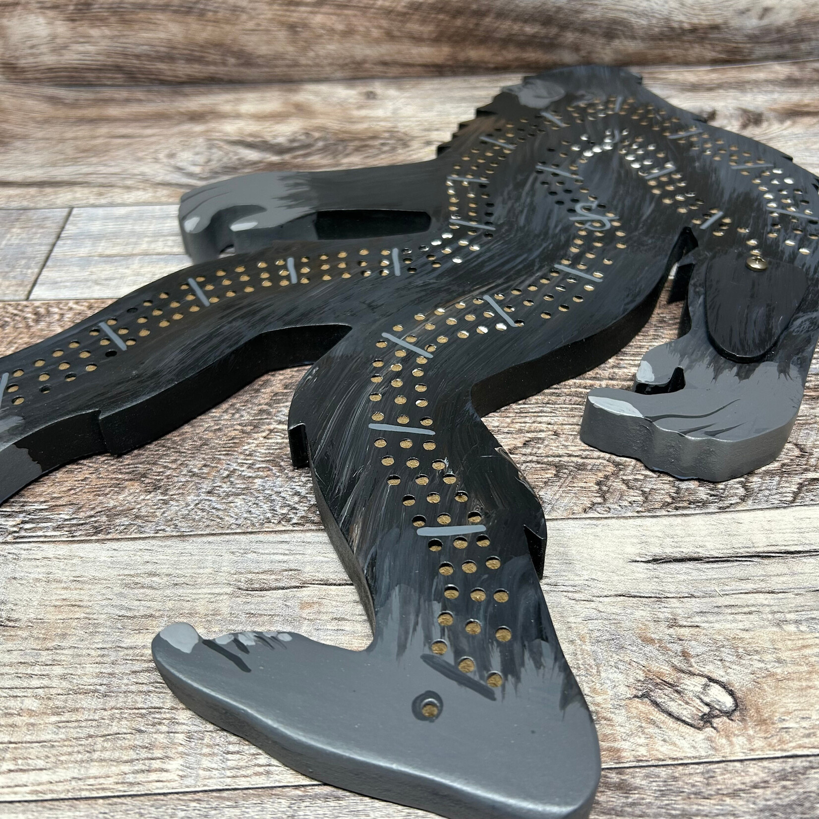 Riddle Cribbage Board - Sasquatch
