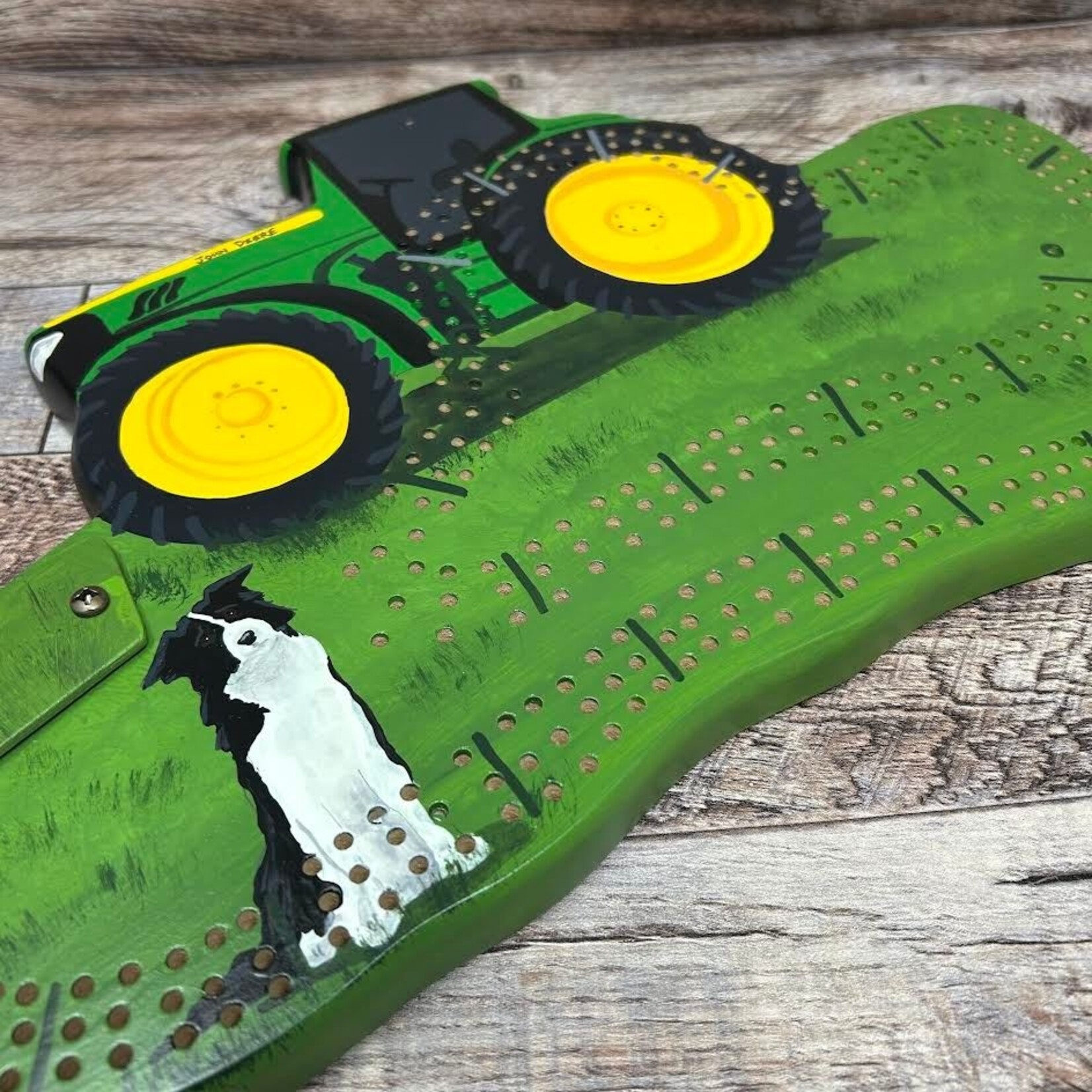 Riddle Cribbage Board - John Deere