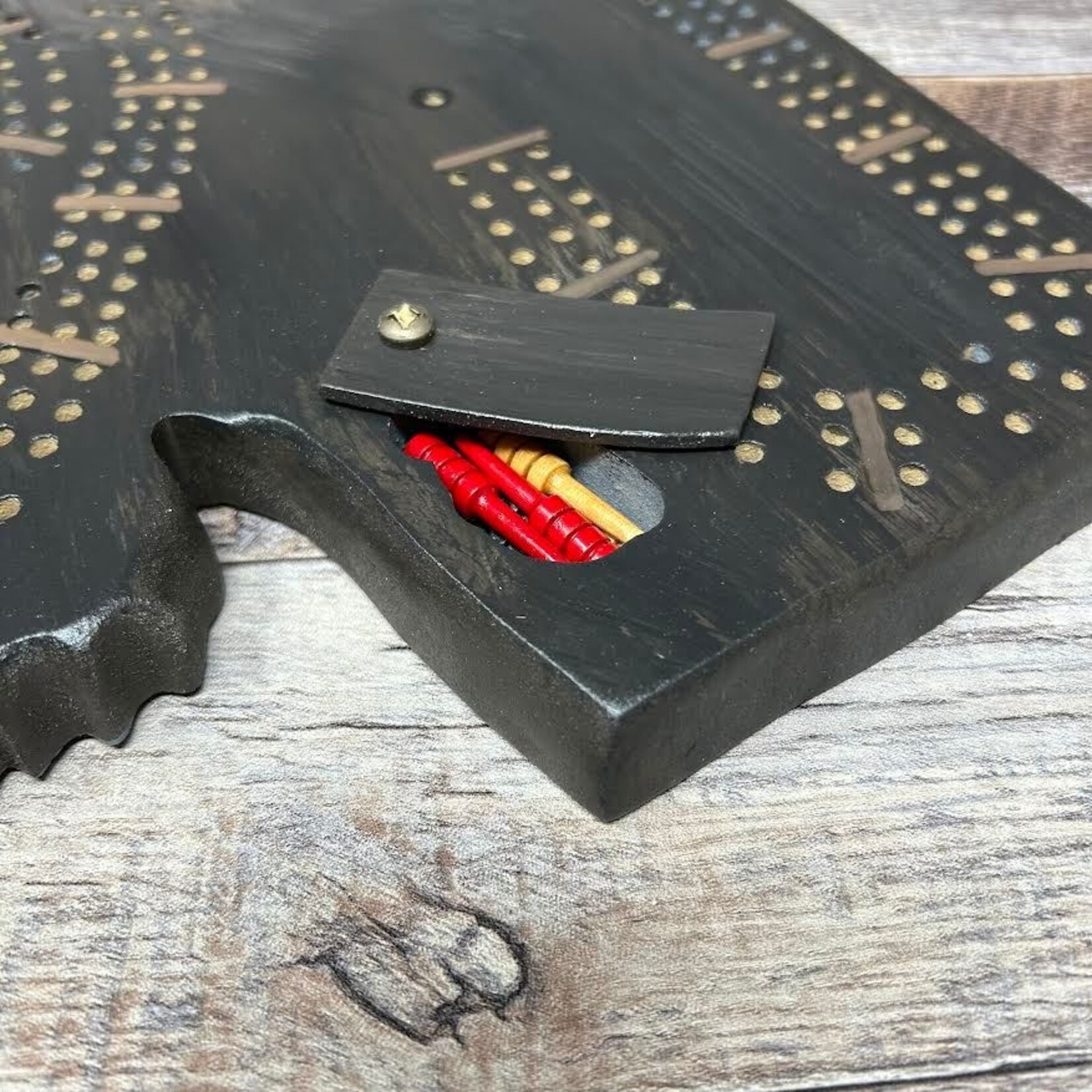 Riddle Cribbage Board - Moose