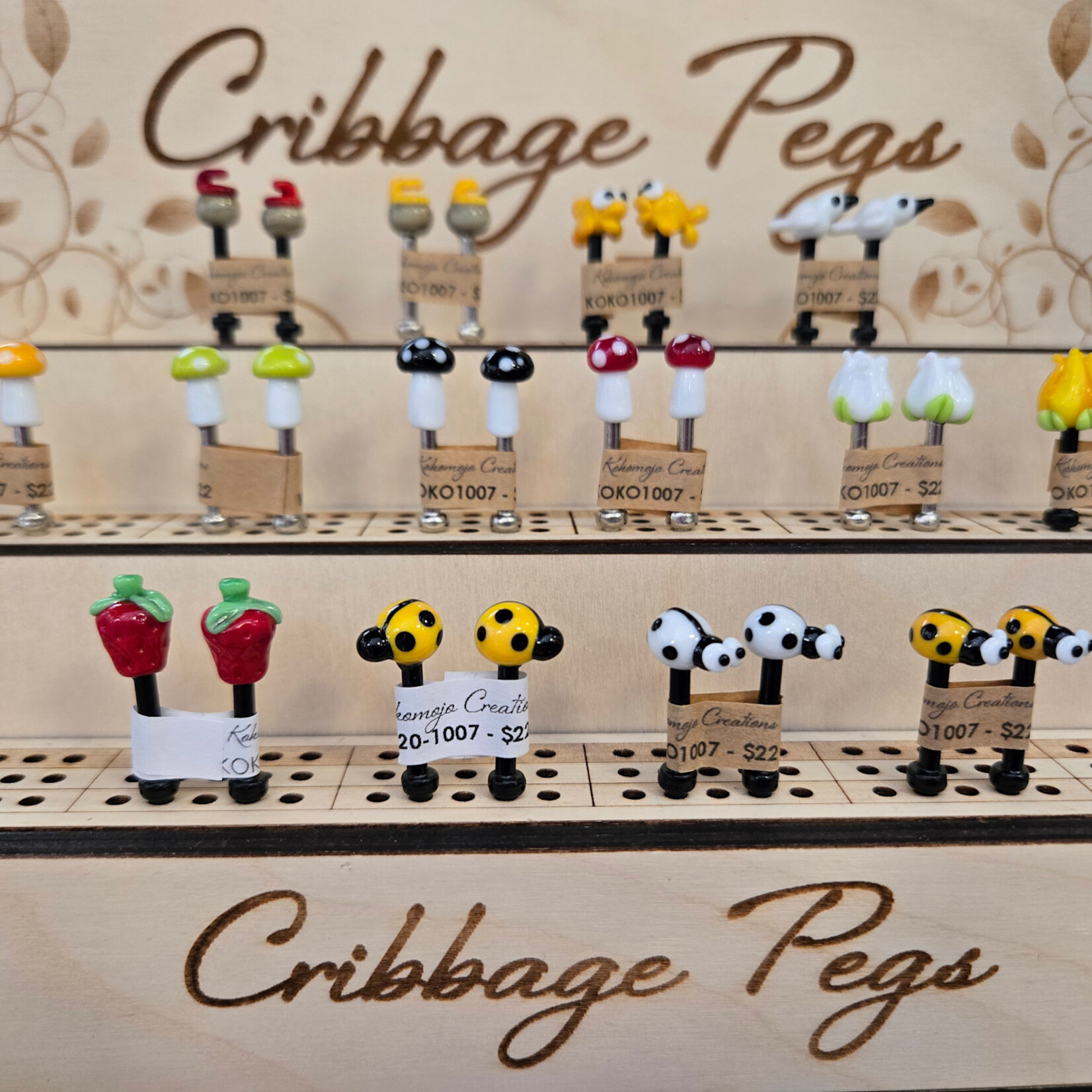 Kokomojo Cribbage Pegs - $22