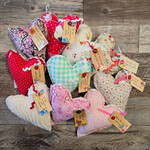 Connie's Single Fabric Decor Heart - $7