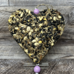 Clumsy Cat Large Seed Heart