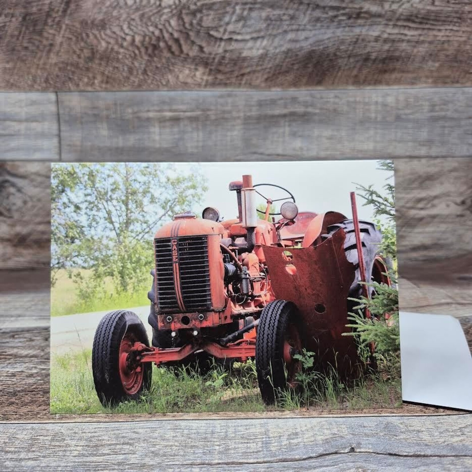 Dalouie's Greeting Card - Photo Case Tractor